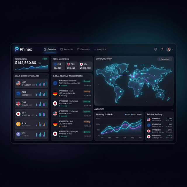 Phinex: The Next-Gen Global Financial Platform